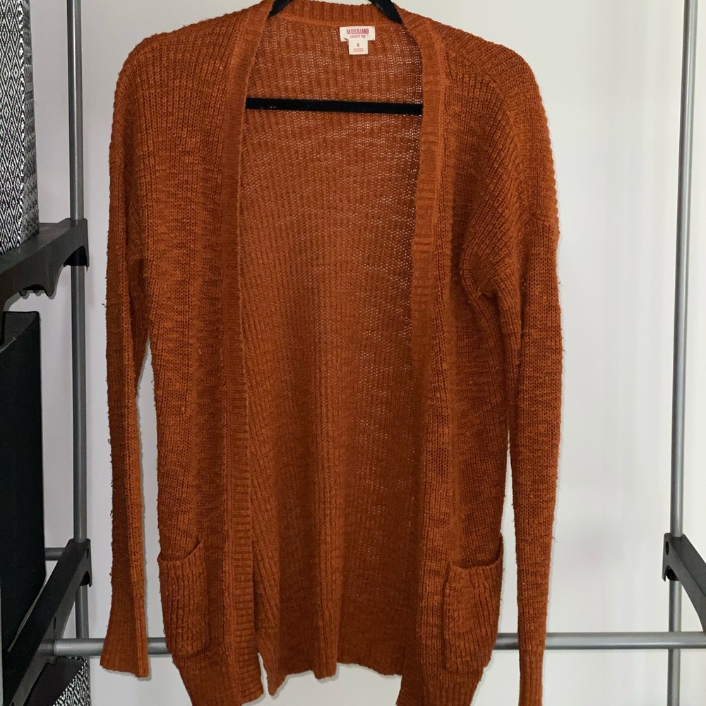 Burnt orange cardigan